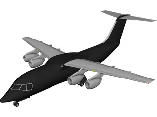 British Aerospace BAe 146 3D Model