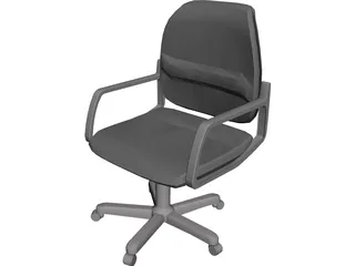 Chair Typist 3D Model