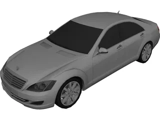 Mercedes-Benz S-Class (2006) 3D Model