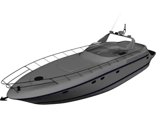 Sarnico 58 Yacht 3D Model