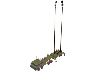 Patriot Antenna 3D Model