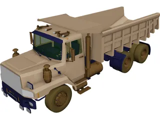Dump Truck 3D Model 3D Preview