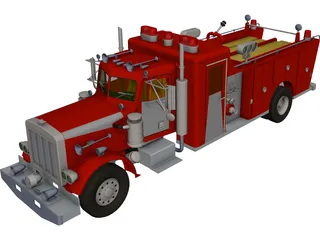 Peterbilt Firefight 3D Model