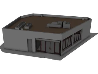 Building Auxiliar 3D Model 3D Preview