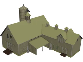 Barn 3D Model