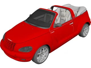 Chrysler PT Cruiser Cabriolet (2004) 3D Model 3D Preview