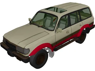 Toyota Land Cruiser (1980) 3D Model