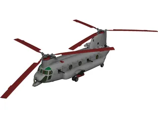 Boeing ACH-47 Chinook 3D Model