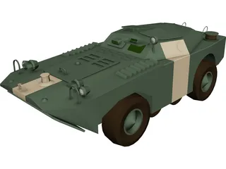 BRDM-1 3D Model