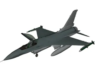 F-16C 3D Model