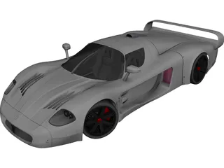 Maserati MC12 3D Model