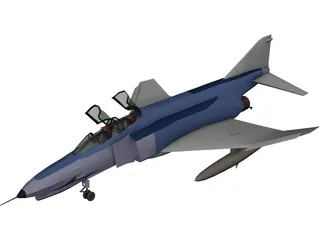 McDonnell Douglas F-4 Phantom II 3D Model