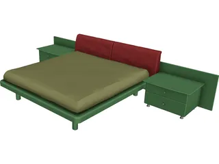 Bed 3D Model