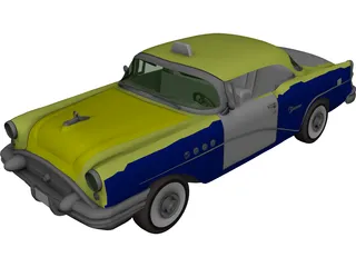 Buick Century (1957) 3D Model