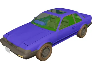 Honda Prelude (1986) 3D Model