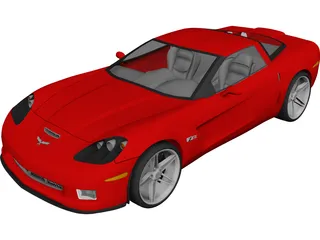 Chevrolet Corvette Z06 (2007) 3D Model