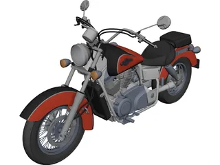 Honda Shadow UT 1100 Ace 3D Model