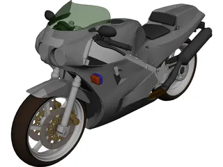 Honda VFR750RRC30 3D Model