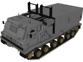 MLRS M270 3D Model 3D Preview