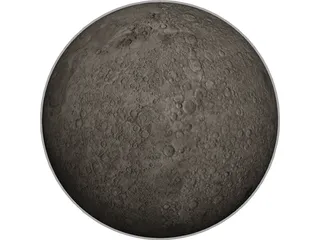 Planet Mercury 3D Model