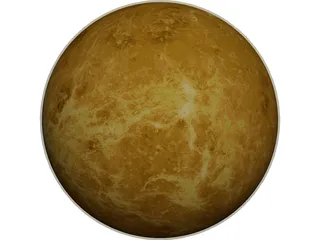 Planet Venus 3D Model