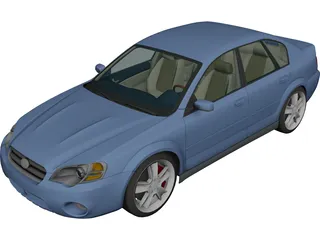 Subaru Outback Sedan (2005) 3D Model 3D Preview
