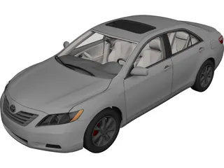 Toyota Camry (2007) 3D Model 3D Preview