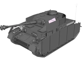 Panzer IV 3D Model