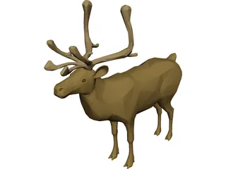 Reindeer 3D Model