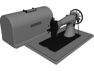 Singer Sewing Machine 3D Model