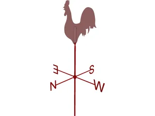 Weather Vane 3D Model