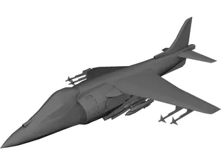 AV-8B 3D Model