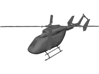 MBB/Kawasaki BK 117 Rescue 3D Model