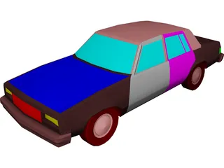Chevrolet Malibu (1983) 3D Model