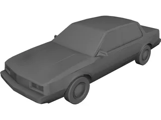 Oldsmobile Cutlass Ciera (1983) 3D Model