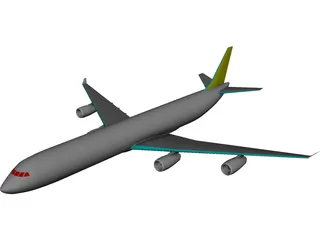 Airbus A340 3D Model