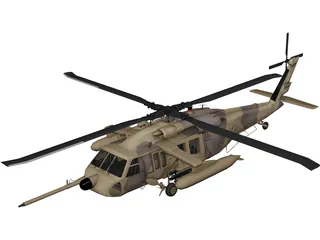 Sikorsky MH-60 3D Model
