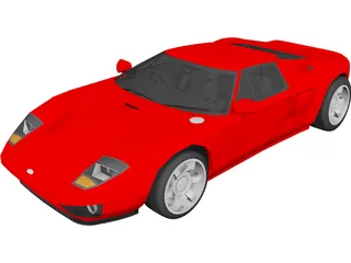 Ford GT 3D Model