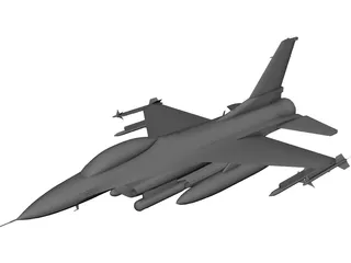 F-16C Falcon 3D Model