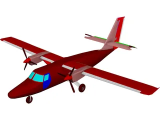 de Havilland Canada DHC-6 Twin Otter 3D Model