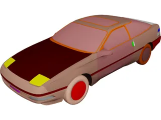 Ford Probe (1989) 3D Model