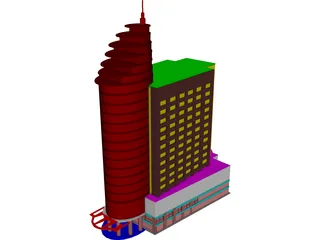 Building Office 3D Model