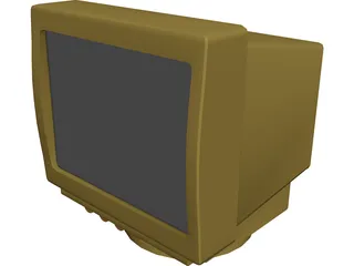 Monitor 3D Model 3D Preview