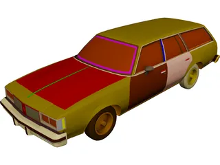 Oldsmobile Cutlass Cruiser (1983) 3D Model