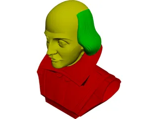 William Shakespeare 3D Model