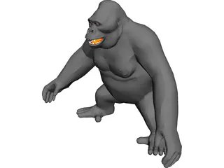 Gorilla 3D Model