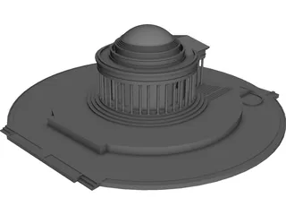 Jefferson Memorial 3D Model