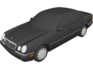 Mercedes-Benz E-class (1996) 3D Model