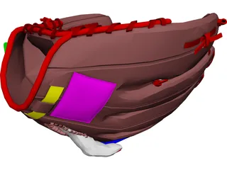 Baseball Glove 3D Model