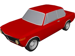 BMW 2002 (1967) 3D Model 3D Preview